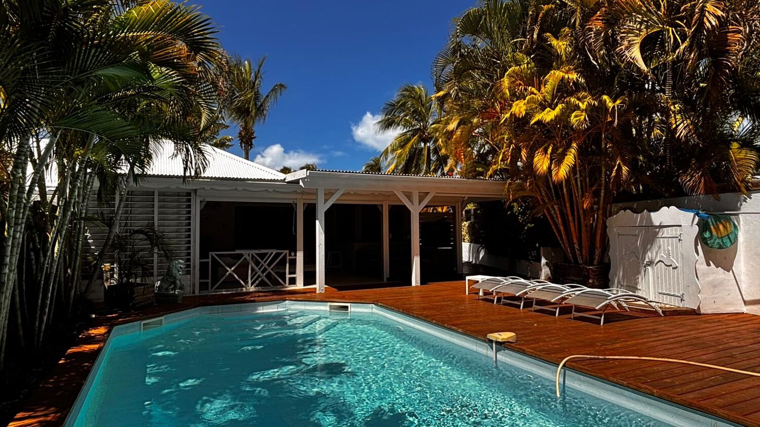 Piscine privée de la villa Beijaflor à Saint-François