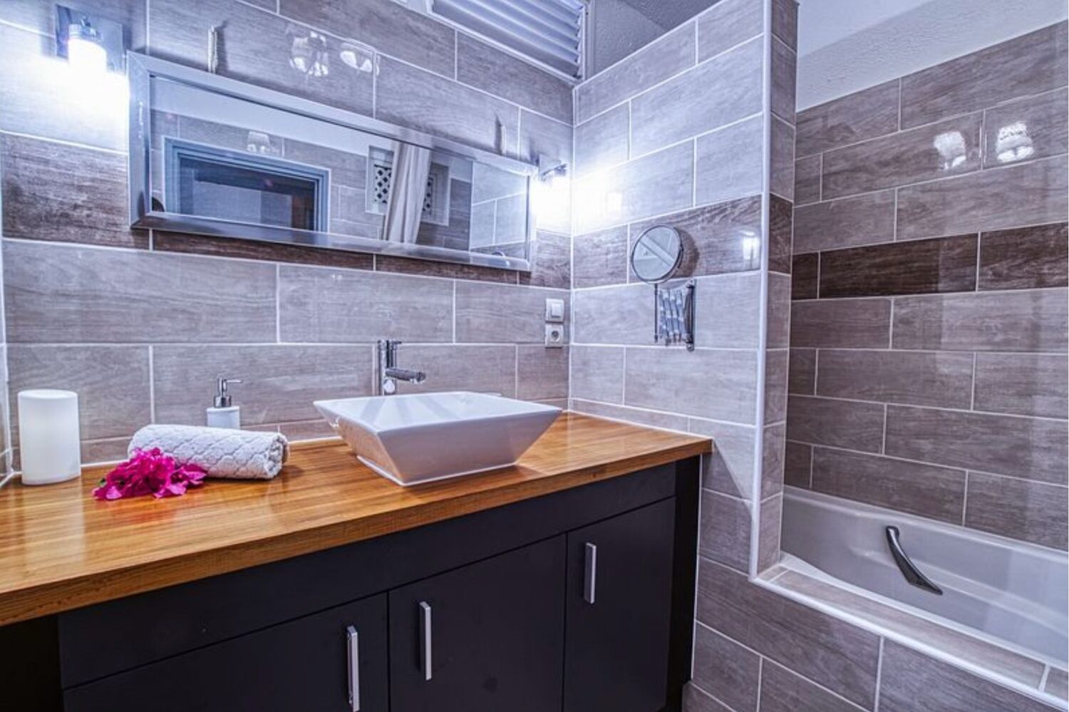 Salle de bain de la villa Beijaflor à Saint-François